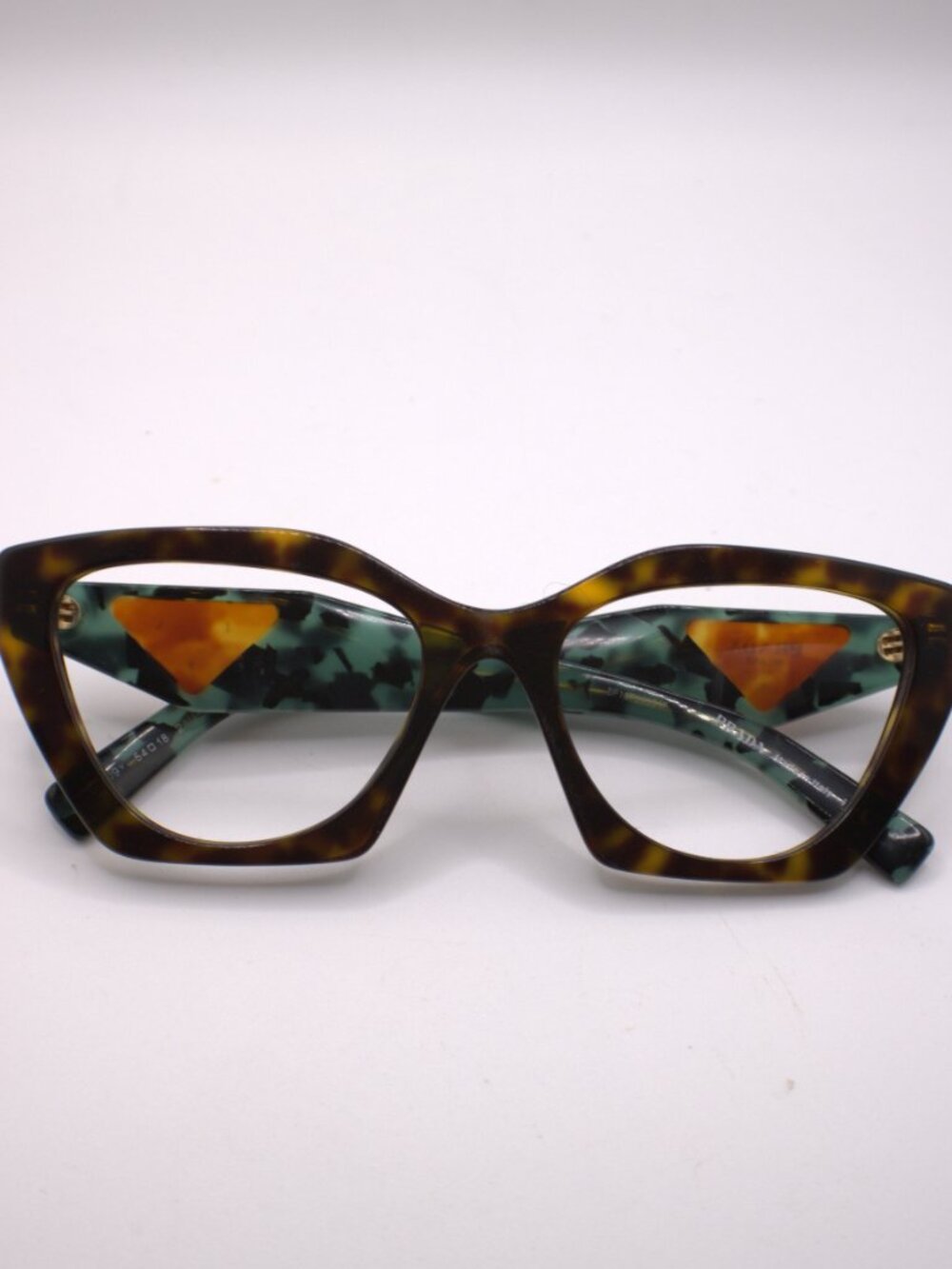 PRADA PR 09YV 2AU1O1 Tortoise Demo Lens 54 mm Women's Eyeglasses no lense